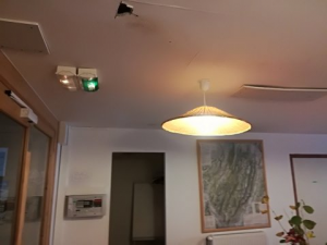 Plafond abîmé